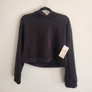 Sage Collective Women's Size X-Small Sweatshirt/Hoodie‎ Black NWT